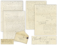 Fantastic Early Autograph Letter Signed From 17 Year Old Hunter S. Thompson About His Burgeoning Identity, the Nature of Friendship and His Trouble with the FBI